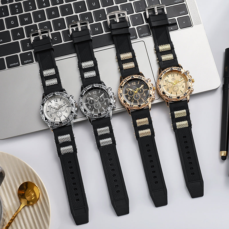 Premium men's watch with large dial