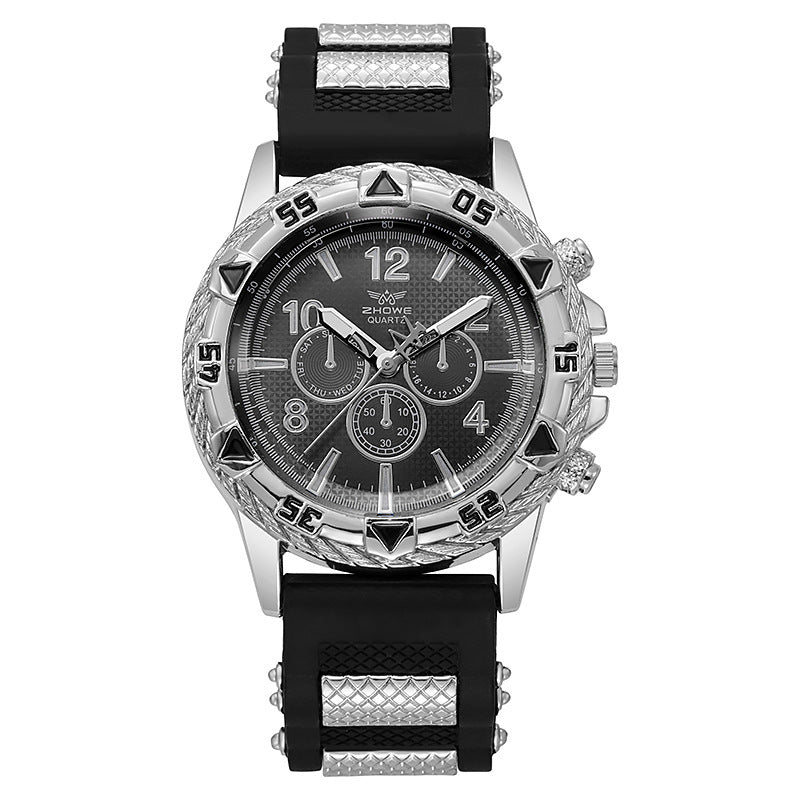 Premium men's watch with large dial