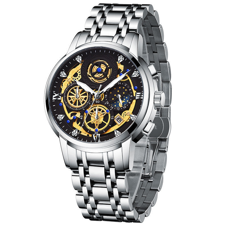 New fashion stainless steel men's watch