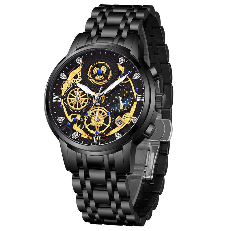 New fashion stainless steel men's watch