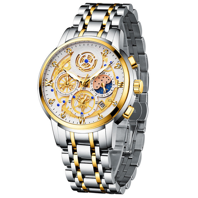 New fashion stainless steel men's watch