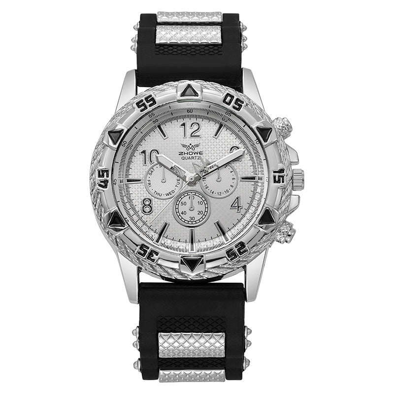 Premium men's watch with large dial