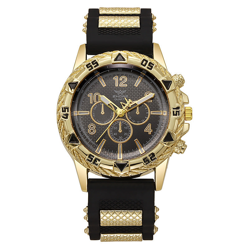 Premium men's watch with large dial