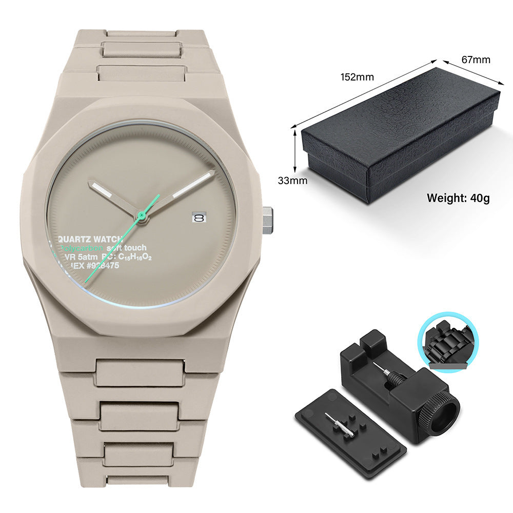 Fashionable waterproof quartz watch