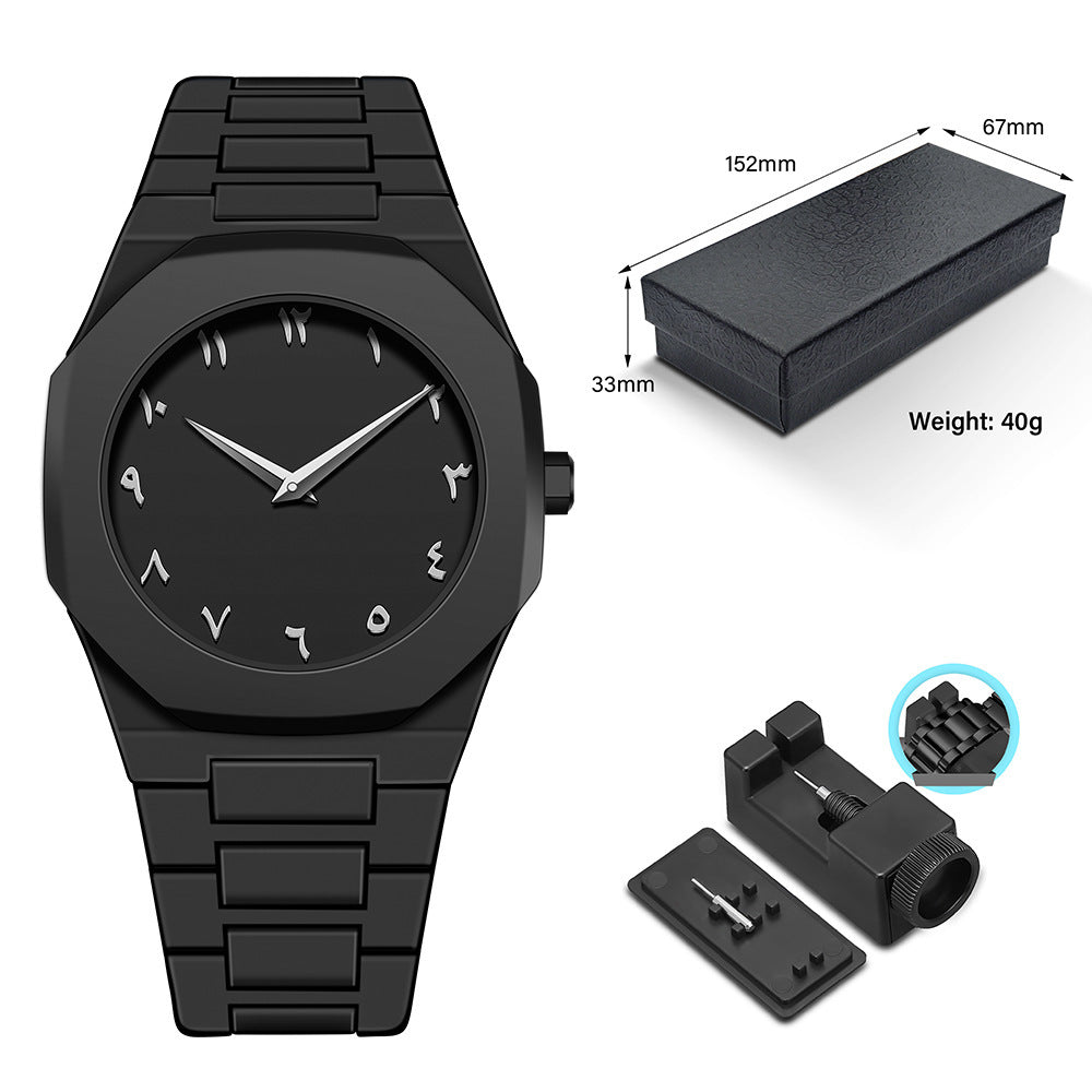 Fashionable waterproof quartz watch