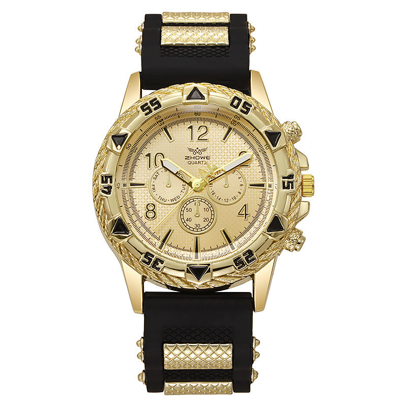 Premium men's watch with large dial