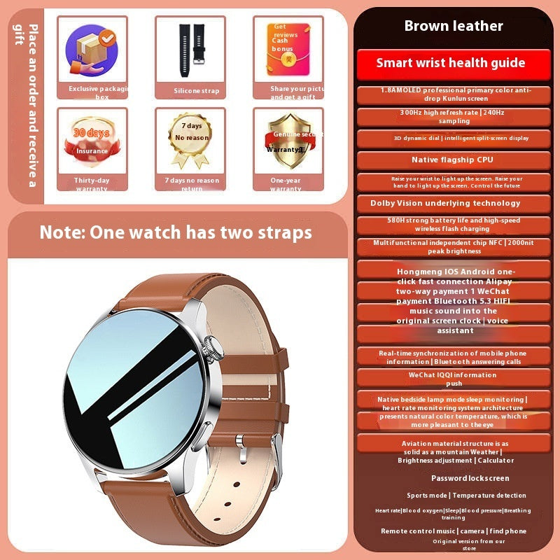 Bluetooth Smart Watch with Call and Heart Rate