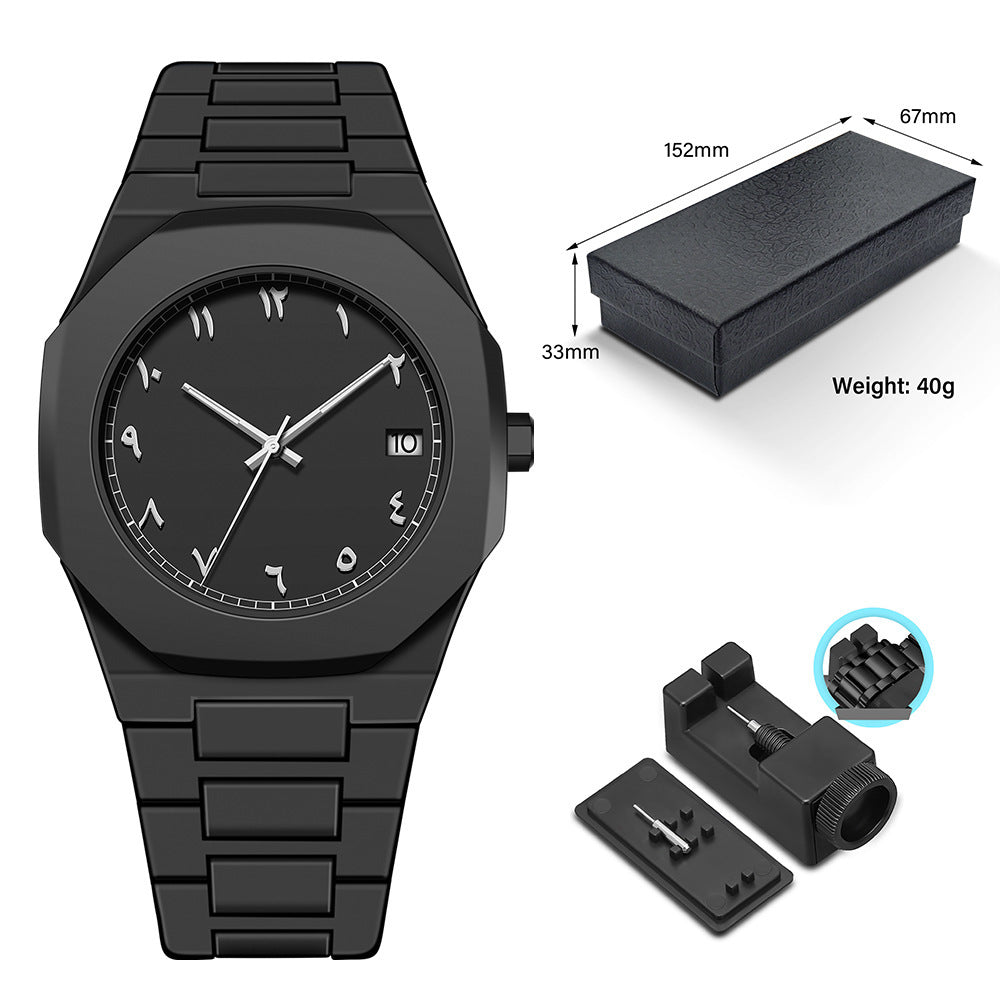 Fashionable waterproof quartz watch