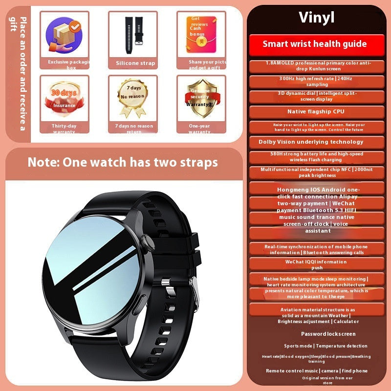 Bluetooth Smart Watch with Call and Heart Rate