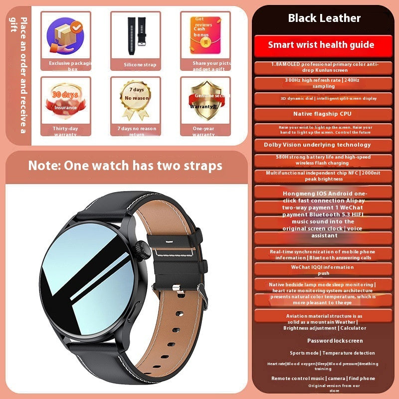 Bluetooth Smart Watch with Call and Heart Rate