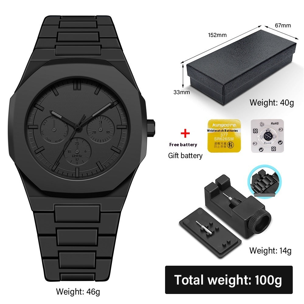 Fashionable waterproof quartz watch